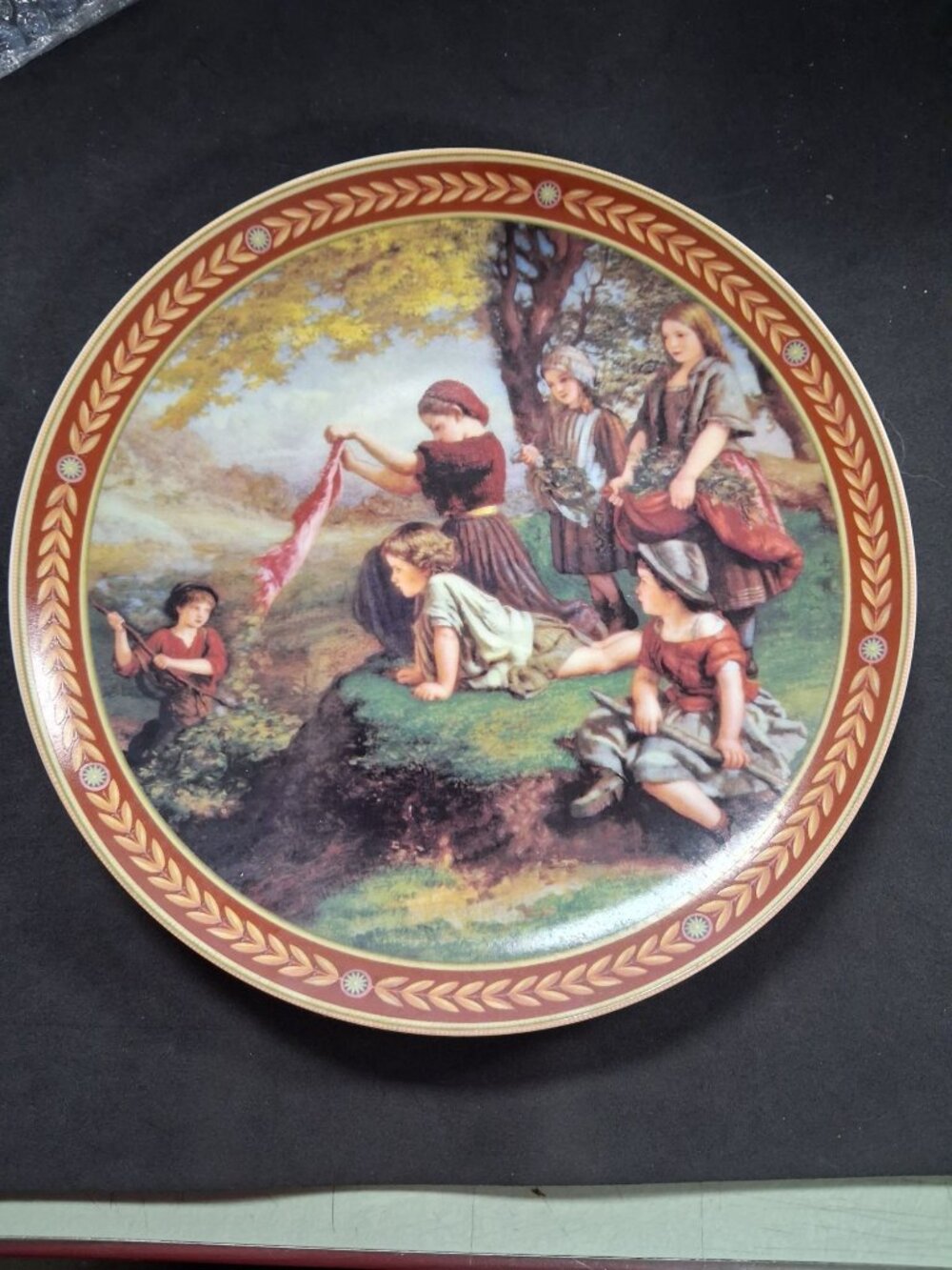 Formalities by Baum Bros. Nostalgic Childhood Collection Plate 8in. Vintage
